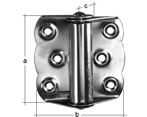 Gångjärn med mått