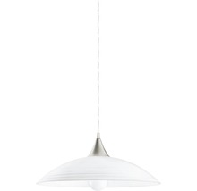 Vit hänglampa med enkel design