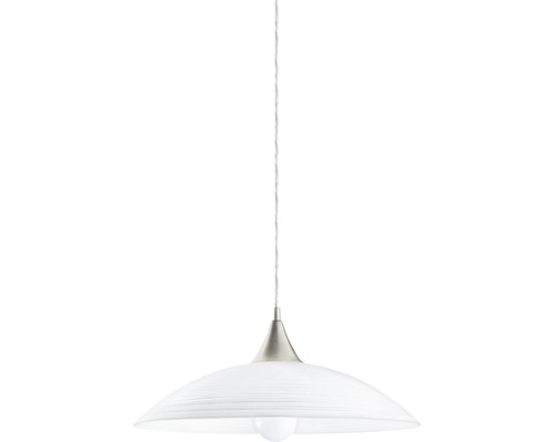 Vit hänglampa med enkel design
