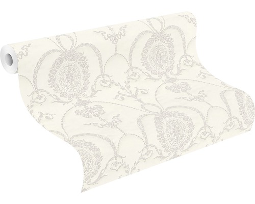 Tapetrulle med blommönster