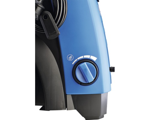 Detaljvy av en högtryckstvätt med tryckregulator