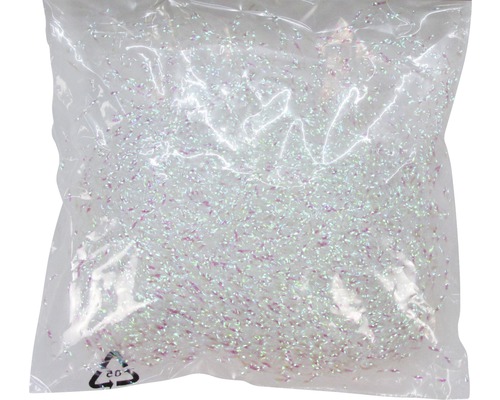 En påse med glittrande strömaterial