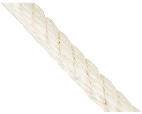 Närbild av ett flätat rep