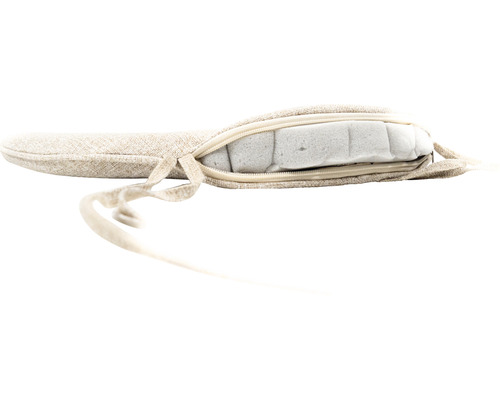 Sittdyna med dragkedja och band