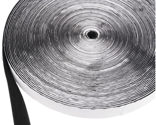 Kardborrebandrulle med självhäftande yta