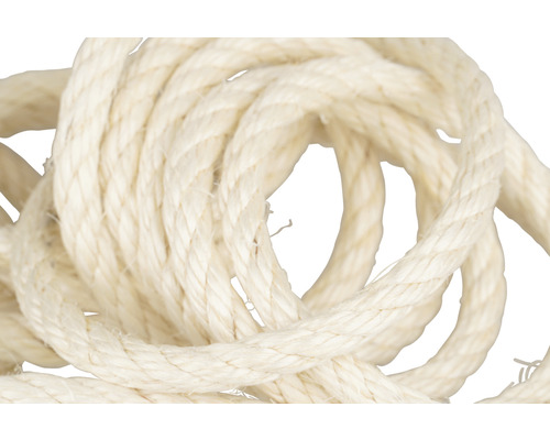 Närbild av ett tvinnat rep