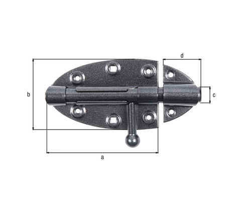 Bild av en spanjolett med måttangivelser