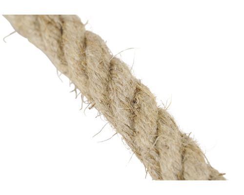 Närbild av ett flätat rep