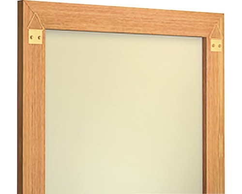 Detaljvy av en bildram med upphängning