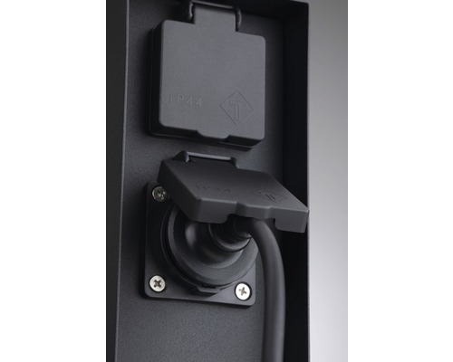 Utomhusuttag med skyddsklass IP44 och kabel