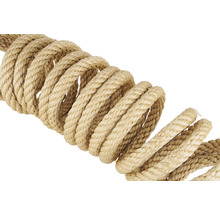 Flätat rep av naturfiber