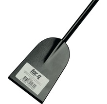 Eldstadsskyffel i metall med handtag