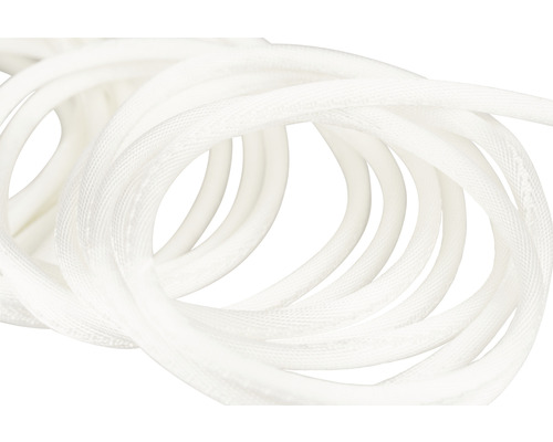 Vit förstärkt PVC-slang