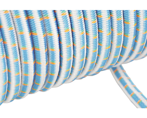 Närbild av en spole med elastisk lina