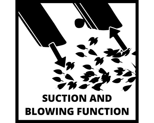 Symbol för sug- och blåsfunktion