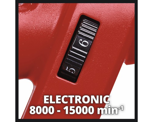 Närbild av en elektronisk hastighetsreglering från 8000 till 15000 varv per minut