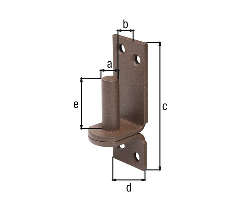 Grindgångjärn med måttangivelser
