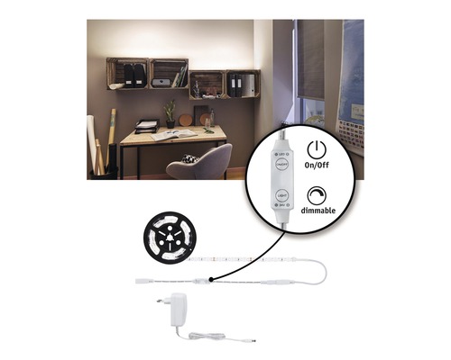 LED-band med dimfunktion i kontorsmiljö