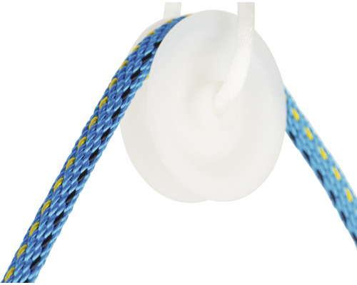 Plasttrissa med textilsladd