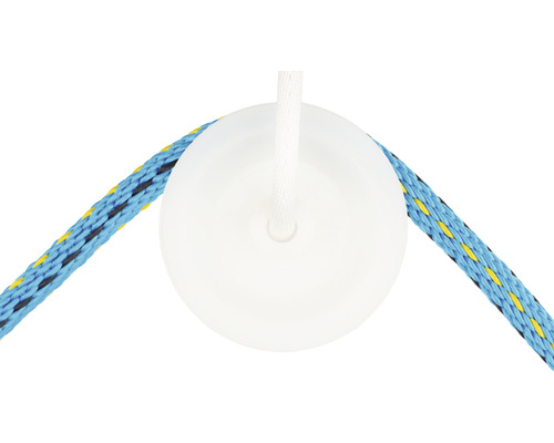 Repblock med färgat rep