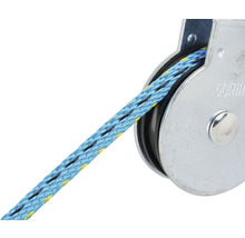 Enkel trådlindningsrulle 50 mm med rep