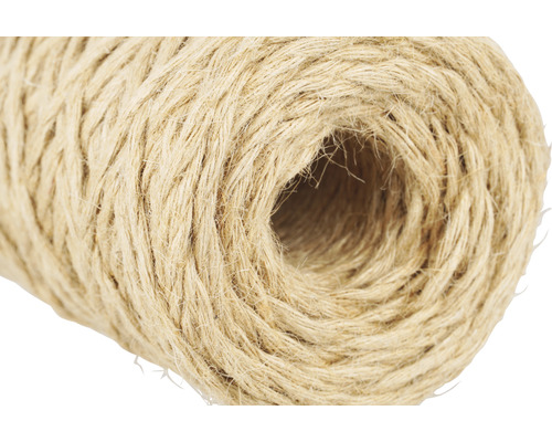 Närbild av en rulle jutesnöre.