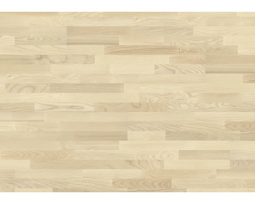 Ljust trägolv av enskilda plankor