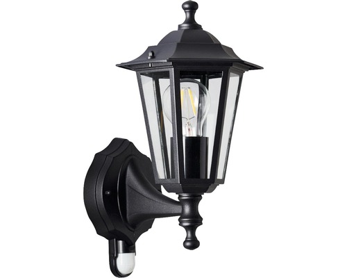 Vägglampa med rörelsedetektor för utomhusbruk