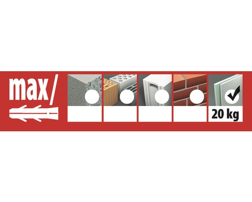 Maximal belastning 20 kg