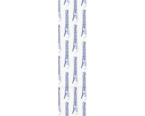 Sömlöst mönster av självhäftande remsor med trycket Powerstrips