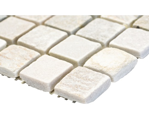 Naturstensmosaikplatta, kvadratisk