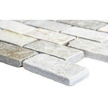 Naturstensmosaikplatta i horisontellt format