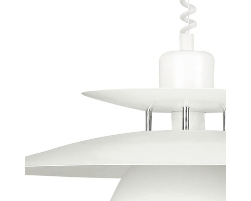 Vit hänglampa med tre skärmar