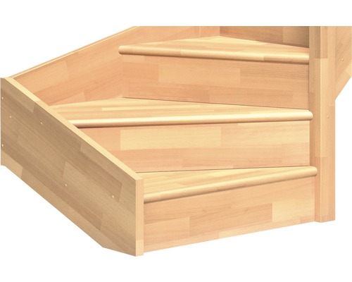 Trätrappa med tre steg