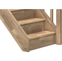 Detaljvy av en trätrappa