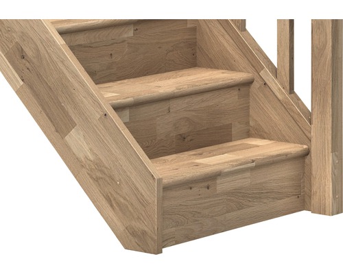 Detaljvy av en trätrappa