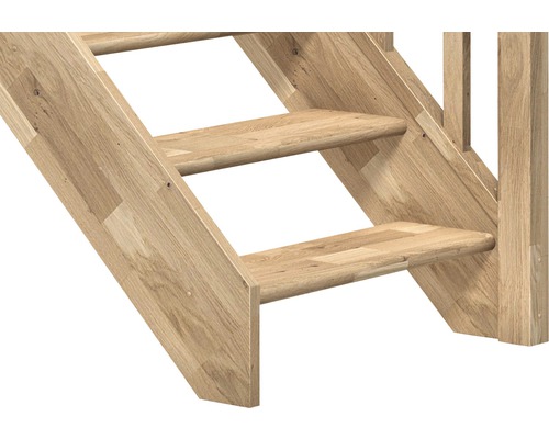 Detalj av en trätrappa