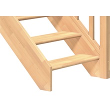 Detaljvy av en trätrappa