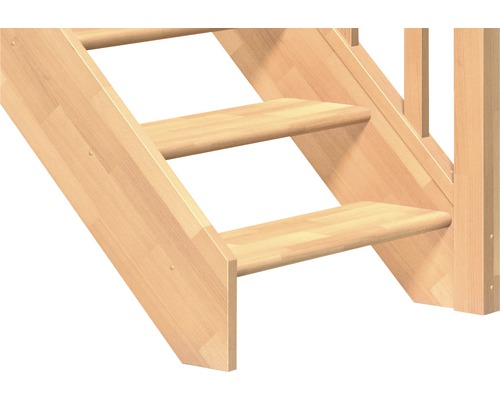 Detaljvy av en trätrappa