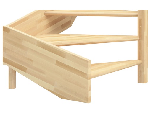 Detaljvy av trätrappa