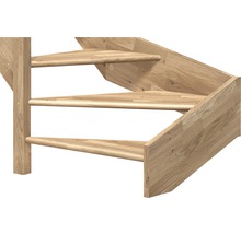 Trätrappa med tre steg