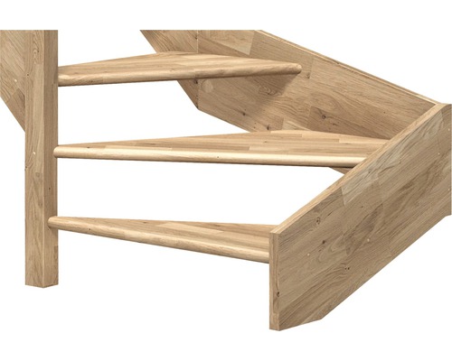 Trätrappa med tre steg