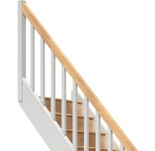 Trappa med räcke och steg