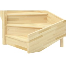 Trätrappa med tre steg