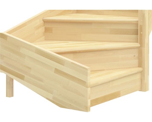 Detaljvy av en trätrappa