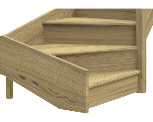 Detaljvy av en trätrappa
