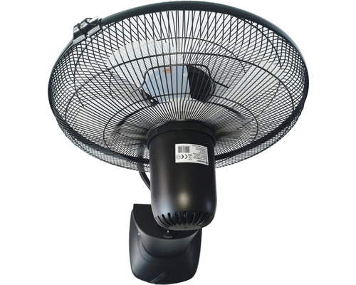 Svängbar väggmonterad fläkt med skyddsgaller