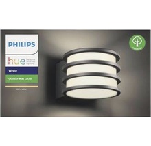 Vägglykta PHILIPS Hue Lucca LED White Ambience Outdoor 9,5W 806lm 2700K varmvit H 215mm antracit-thumb-4
