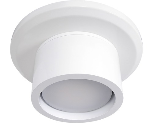 Rund taklampa i plast