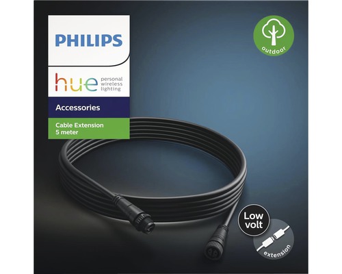 Philips Hue förlängningskabel för utomhusbruk, 5 meter